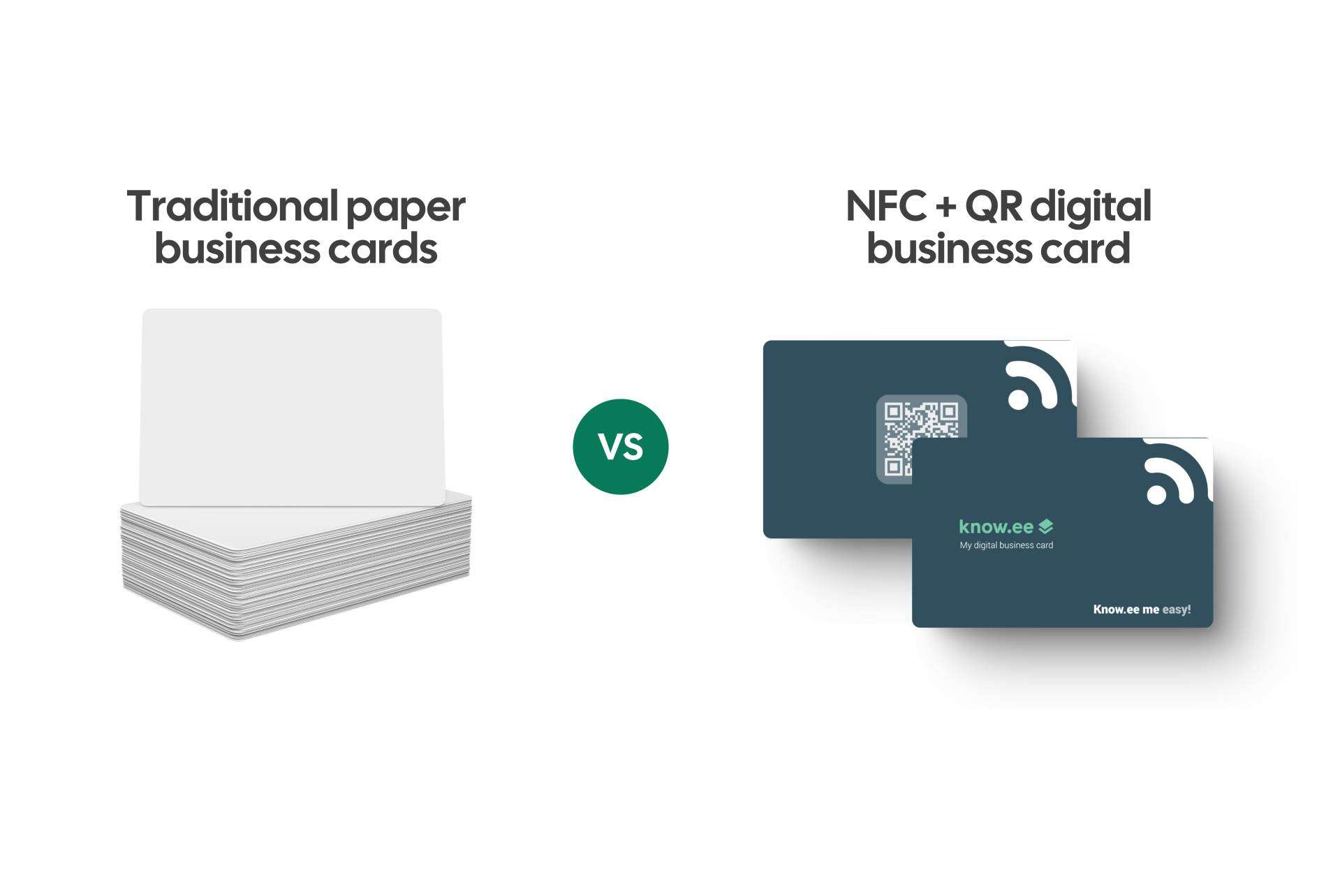 Plastic vs. Paper business cards; why more professionals are wwitching to Knowee